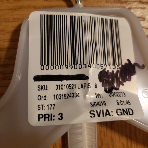 David's Bridal Strapless Dress, Lapis, Size 8 - Picture 7 of 7